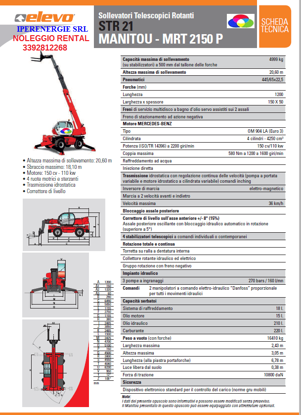 MANITOU MRT 2150 P