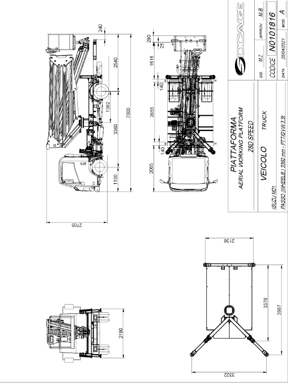 DIMENSIONI SOCAGE 28 D SPEED